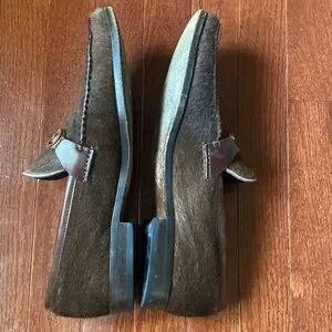 Salvatore Ferragamo Horse Hair Loafers SALVATORE FERRAGAMO LEATHER PONY HAIR LOAFER SIZE 8.5 AA  main image 3